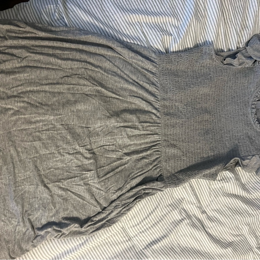 Gray Sleeveless Dress- Loft